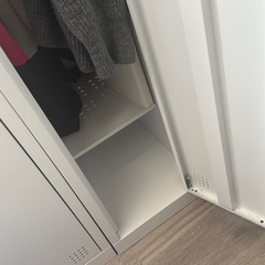 無料でお譲り♪ロッカー⭐︎収納⭐︎ホワイトカラー⭐︎の画像