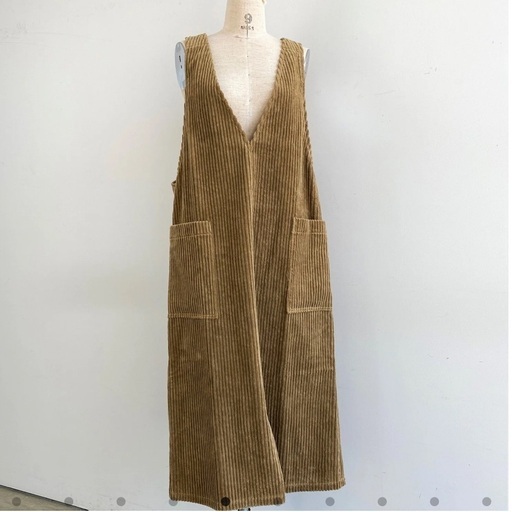 pub ピューブ コーデュロイジャンパースカート