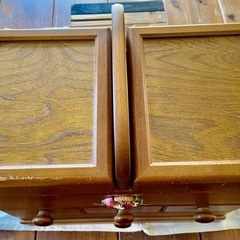 木製お針箱の画像