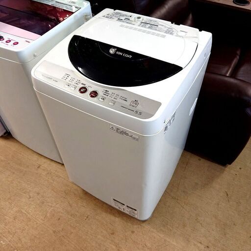 【格安販売】SHARP 洗濯機 ERS-GE55K-B 5.5kg 2011年製