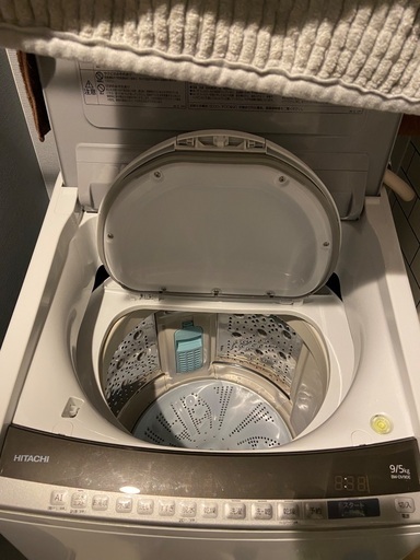 HITACHI  洗濯乾燥機　ビートウォッシュ　9kg  BW-DV90E