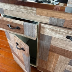 給湯器、流し台セットの画像