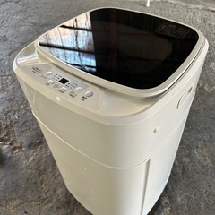 [山善] 全自動洗濯機 3.8kg YWMB-38(W) ホワイト ノンインバーター 一人暮らし 幅47cm 節水 小型の画像