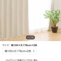 遮光1級・遮熱・防炎カーテン(RD016 アイボリー 100X1...