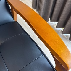 ニトリ　合皮2人掛けソファ　の画像