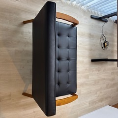 ニトリ　合皮2人掛けソファ　の画像