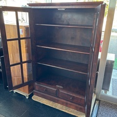 えぞ民芸 書棚 本棚 レトロ 収納 おしゃれ インテリア シンプルの画像