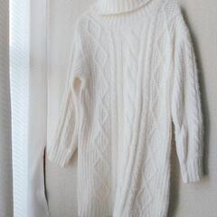 美品❤レディースロングニット❤ゆったり❤の画像