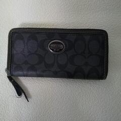 【決まりました】COACH コーチ　長財布　L型　ファスナー　レ...