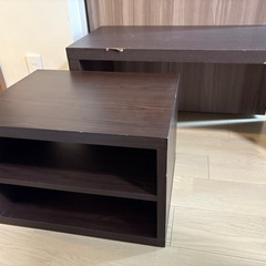 【取引中】茶色 テレビ台 セパレートタイプの画像