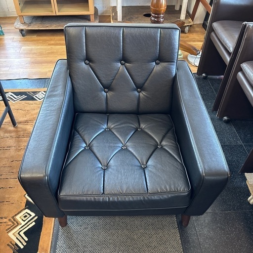 カリモク karimoku ロビーチェア チェア 1人掛けソファ シンプル おしゃれ インテリア レトロ