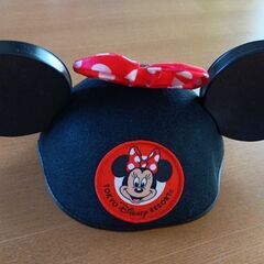 東京ディズニーリゾート　ミニーマウス　被り物　帽子