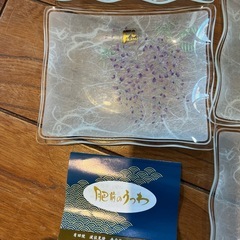 肥前の器、薄いガラス食器　新品　6枚セットの画像