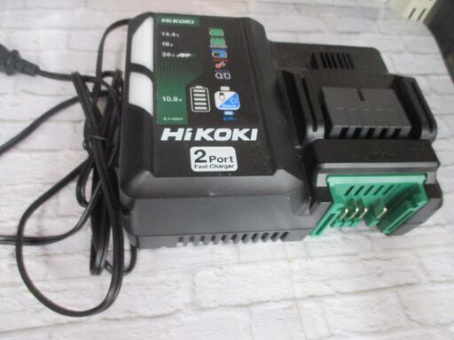 HiKOKI ハイコーキ WH36DD インパクトドライバ 中古品 バッテリ18-36V二個/充電器 フルセット 黒 【ハンズクラフト宜野湾店】