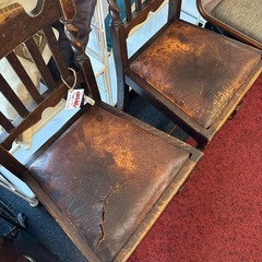 イギリスアンティーク アンティーク チェア 2脚セット シンプル レトロ おしゃれ インテリアの画像