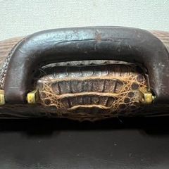 希少 LONGEVITE ロンジェヴィテ クロコ革 ビジネスバッグセカンドバックの画像