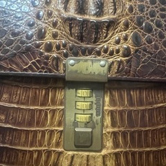 希少 LONGEVITE ロンジェヴィテ クロコ革 ビジネスバッグセカンドバックの画像