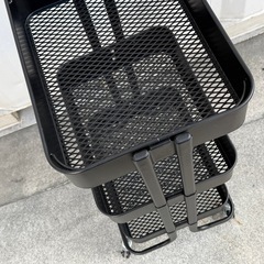 A424◇天板付収納ワゴン◇収納カート◇バスケットラック◇整理棚◇キャスター付の画像