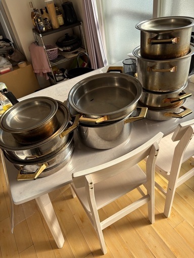 Tupperware 中古お鍋９点セット