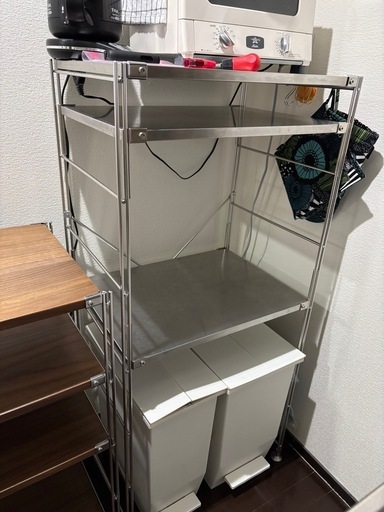 【お取引決定】無印良品　ステンレスユニットシェルフ
