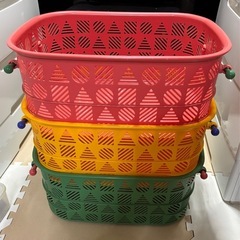 かご3つセットの画像