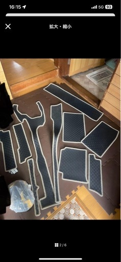 最終値下げタントカスタムla650s用フロアマット