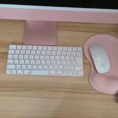 Apple iMac 24インチ (2021) 256GB ピンク | 美品 の画像