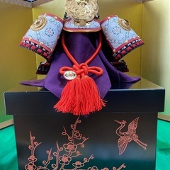 引き渡し者決定（端午の節句）大越忠製作所 忠保作 御兜飾一式　 源義家公の画像