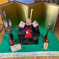 引き渡し者決定（端午の節句）大越忠製作所 忠保作 御兜飾一式　 源義家公の画像