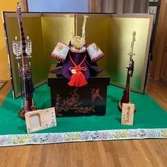 引き渡し者決定（端午の節句）大越忠製作所 忠保作 御兜飾一式　 ...