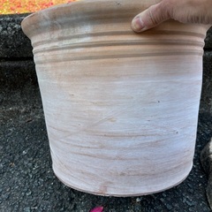 植木鉢　テラコッタ陶器の画像