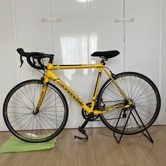 サイズ54　CANNONDALE CAAD8 イエロー　アルミフ...