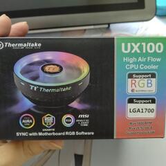 RGB　光るCPUクーラー　Thermaltake UX100