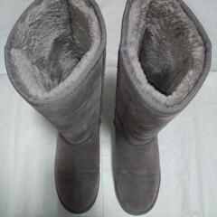 男女兼用ロングムートンブーツの画像