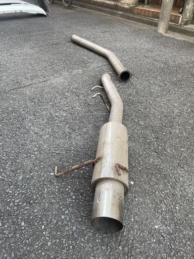 ECR33メーカー不明ストレートマフラー