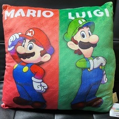 マリオ＆ルイージ　スタッキンググラス　1箱2個入り×2　　クッションの画像