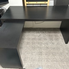 IKEA  MALM デスク　机　ブラウンブラック　151cm