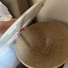 【無料、3/15受け渡し限定】　サイドテーブル（収納付き
）の画像