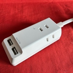 OAタップUSB2ポート付きの画像