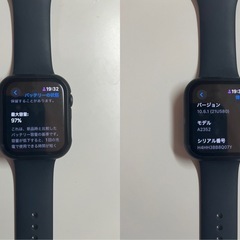 【値下げ】🔋97% Apple Watch SE (第1世代) 44mm A2352 GPSモデル ミッドナイトアルミニウムケースの画像