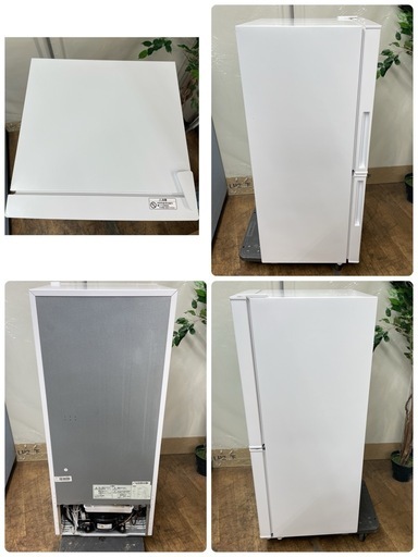 R483 ☀️ NITORI 2ドア冷蔵庫（106L 右開き）22年製 NTR-106 ⭐動作確認済 ⭐クリーニング済