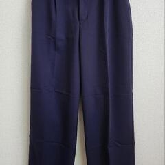 【美品】ネイビーワイドパンツの画像