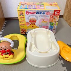 アンパンマン 6WAYおまる アルコール消毒済み おしゃべり・メロディ付き トイレトレーニングの画像