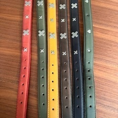 犬用　本革首輪の画像