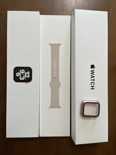 【値下げ】?100% Apple Watch SE (第1世代) 40mm A2351 GPSモデル ゴールドアルミニウムケース  