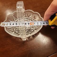 取っ手付きガラス小皿の画像