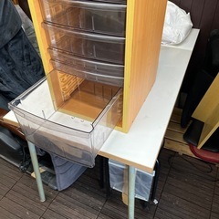 横幅32センチ奥行き38センチ高さ53センチ　卓上収納書類ラックの画像