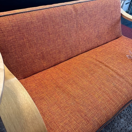 【値下げ】FUJI FURNITURE 冨士ファニチア ソファ 2人掛け シンプル おしゃれ インテリア ナチュラル