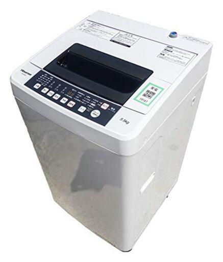 【取引者決定】ハイセンス 5．5kg全自動洗濯機 エディオンオリジナル ホワイト HW-E5502\n