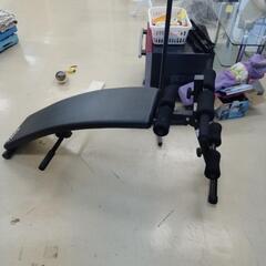  IGNIO 腹筋台 シットアップベンチ 黒 5段階調整 アーチ型 全長120cm 高さ67cm 幅57cm イグニオの画像